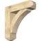 Ekena Millwork Thorton Craftsman Rough Sawn Bracket w/ Offset Brace, Douglas Fir, 8"W x 30"D x 30"H BKT0806X30X30THR04RDF - alternate 1